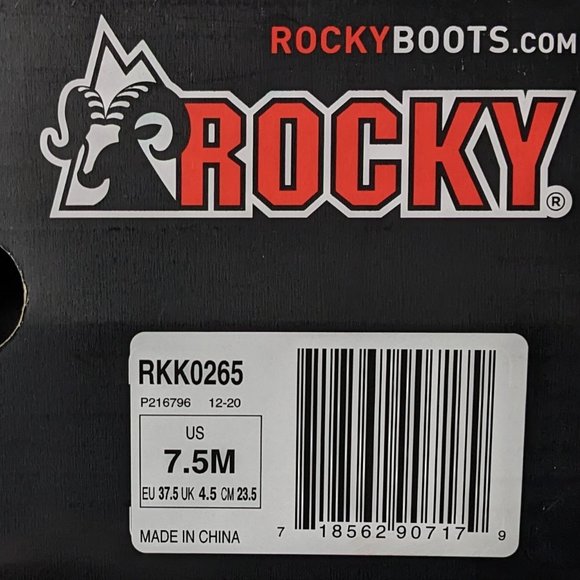 Rocky Worksmart Composite Toe Work Boots, Brown, Women's 7.5 M - Picture 7 of 8